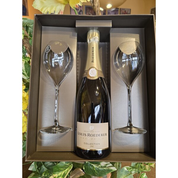 Louis Roederer Gift Pack met Flutes