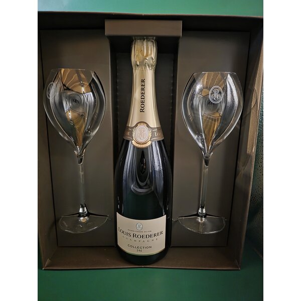 Louis Roederer Gift Pack met Flutes
