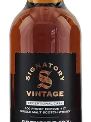  Signatory 18 Secret Speyside (M) 100 Prrof