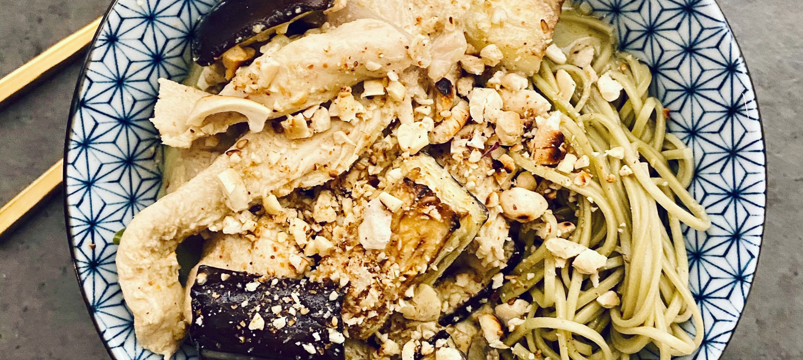 Groene Curry met Cha Noodles