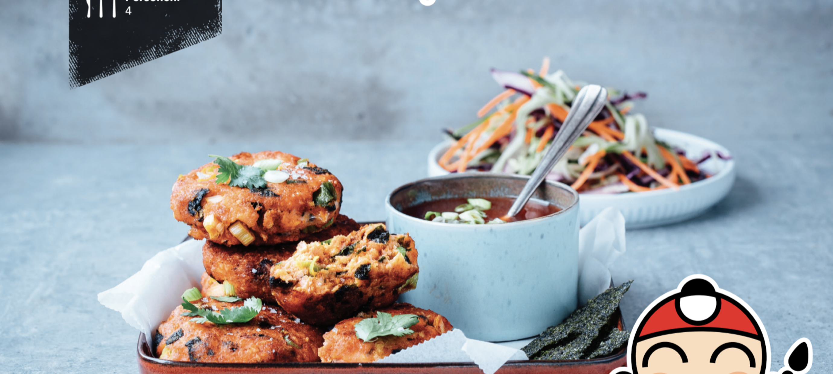 Viskoekjes met crispy bite van Tao Kae Noi