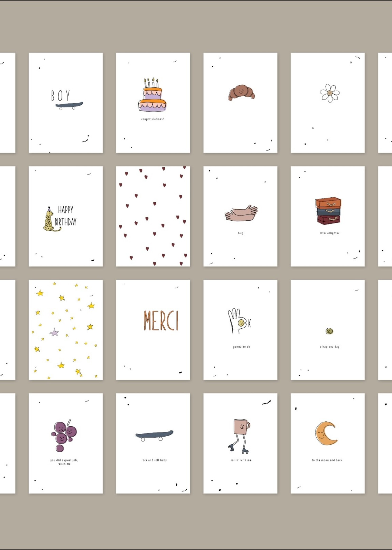 Atelier POMME POST CARD - GONNA BE OK