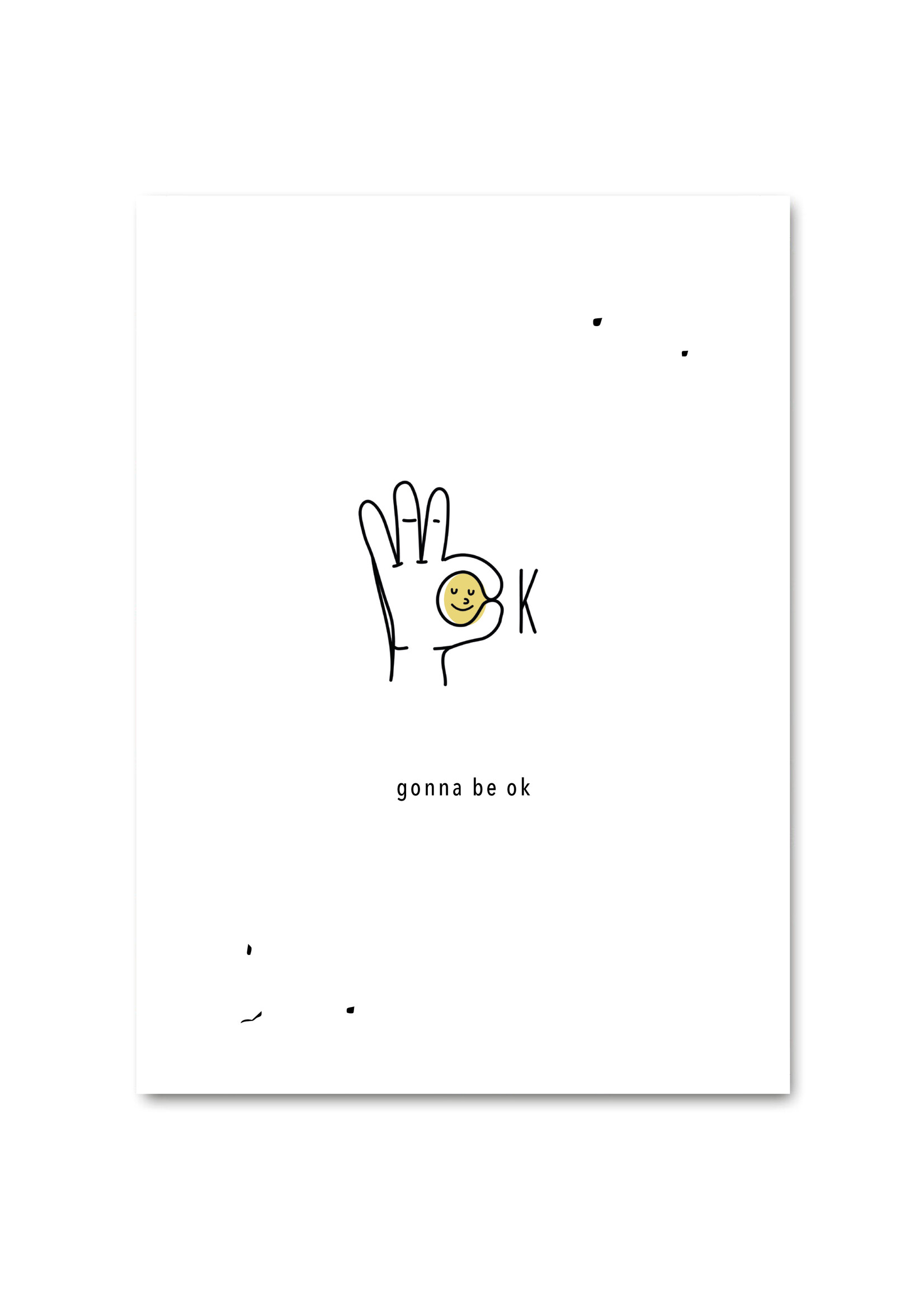 Atelier POMME POST CARD - GONNA BE OK