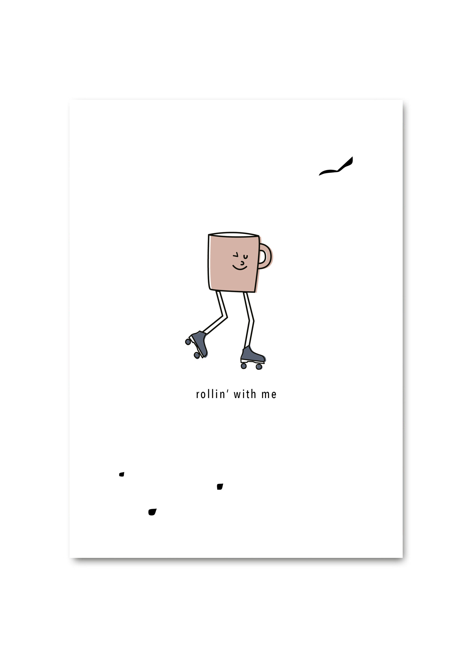 Atelier POMME POST CARD - ROLLIN' WITH ME