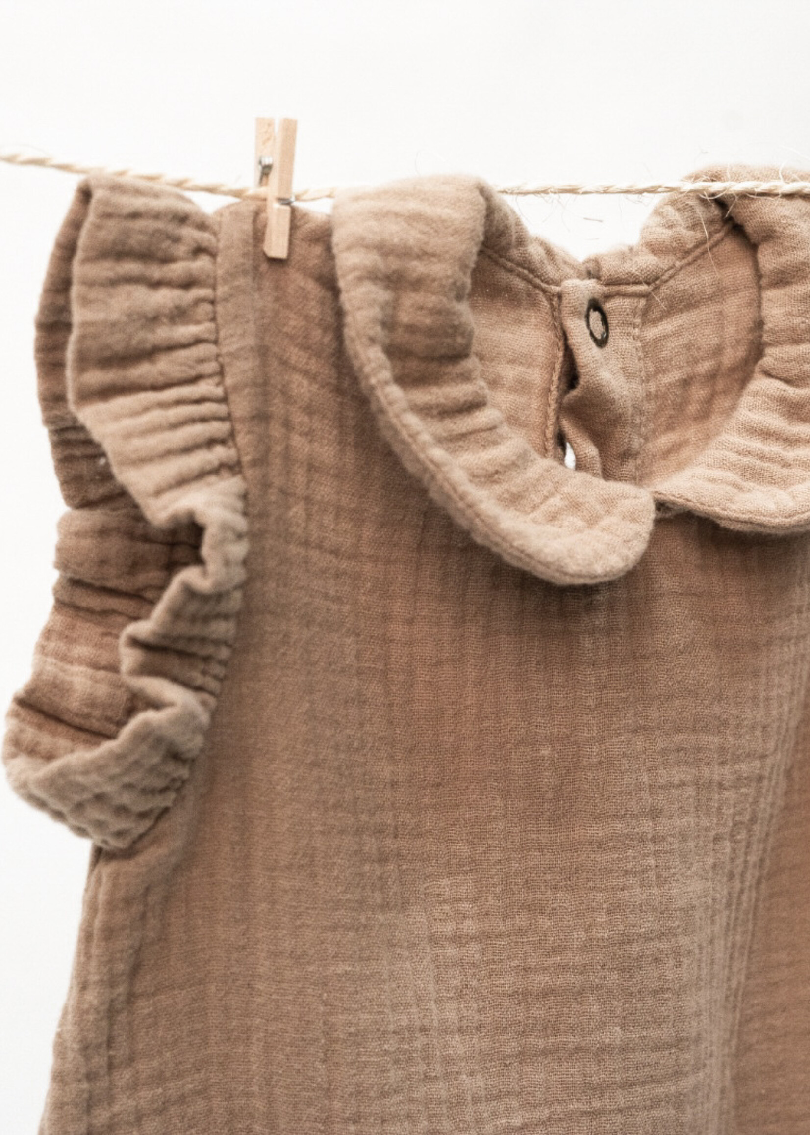 Atelier POMME ROMPER - TOO CUTE TO HANDLE - FINE BROWN