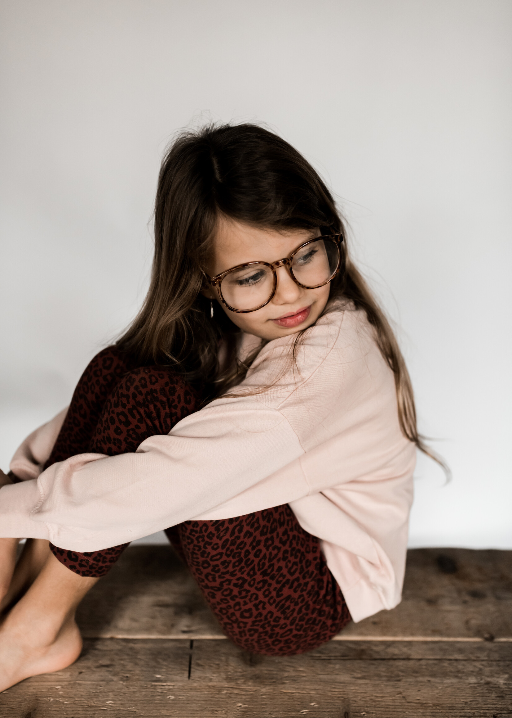 Atelier POMME HAPPY PANTS - LEOPARD CHERRY
