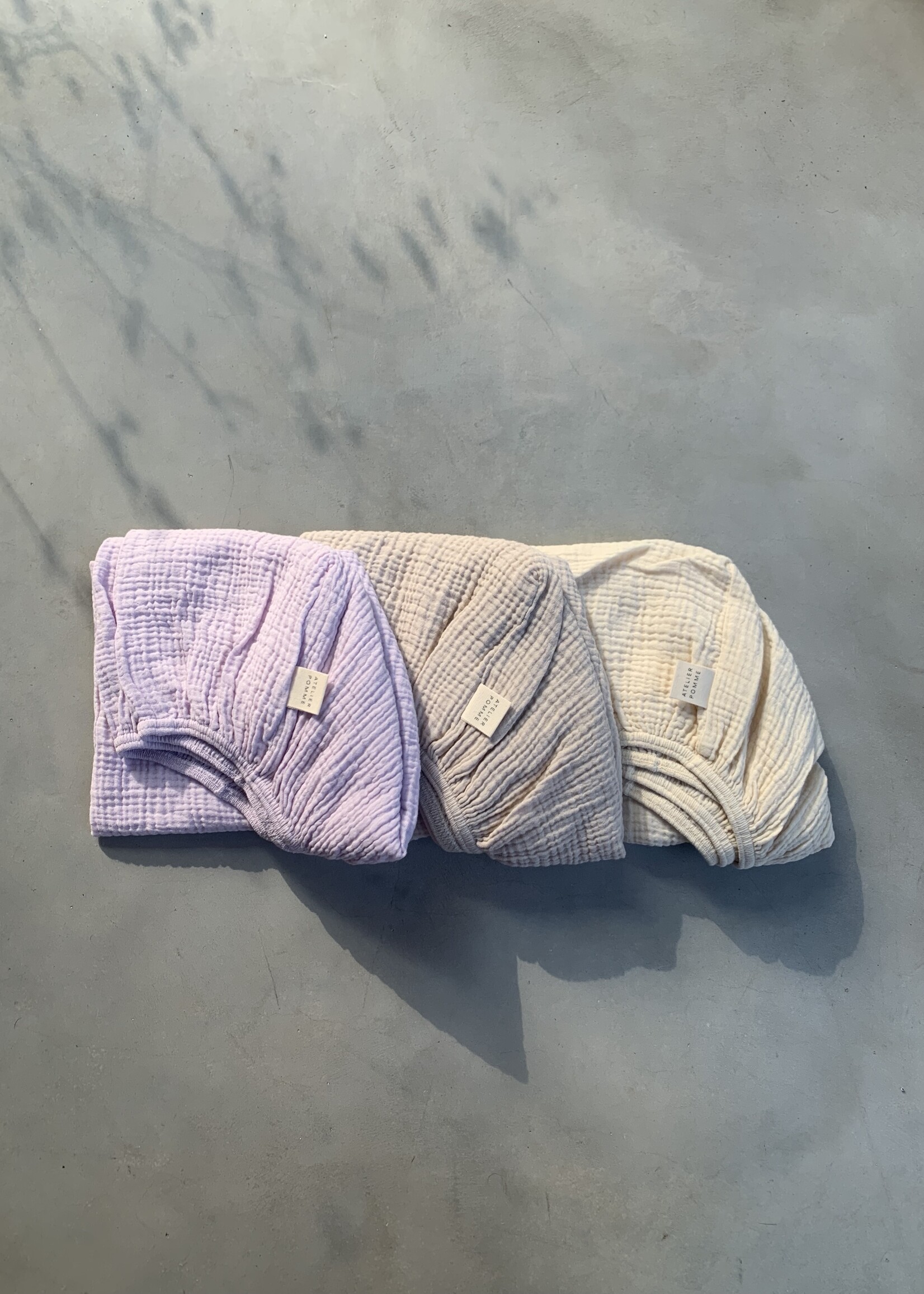 Atelier POMME SLEEP TIGHT FITTED SHEET COT - LUCKY LILA