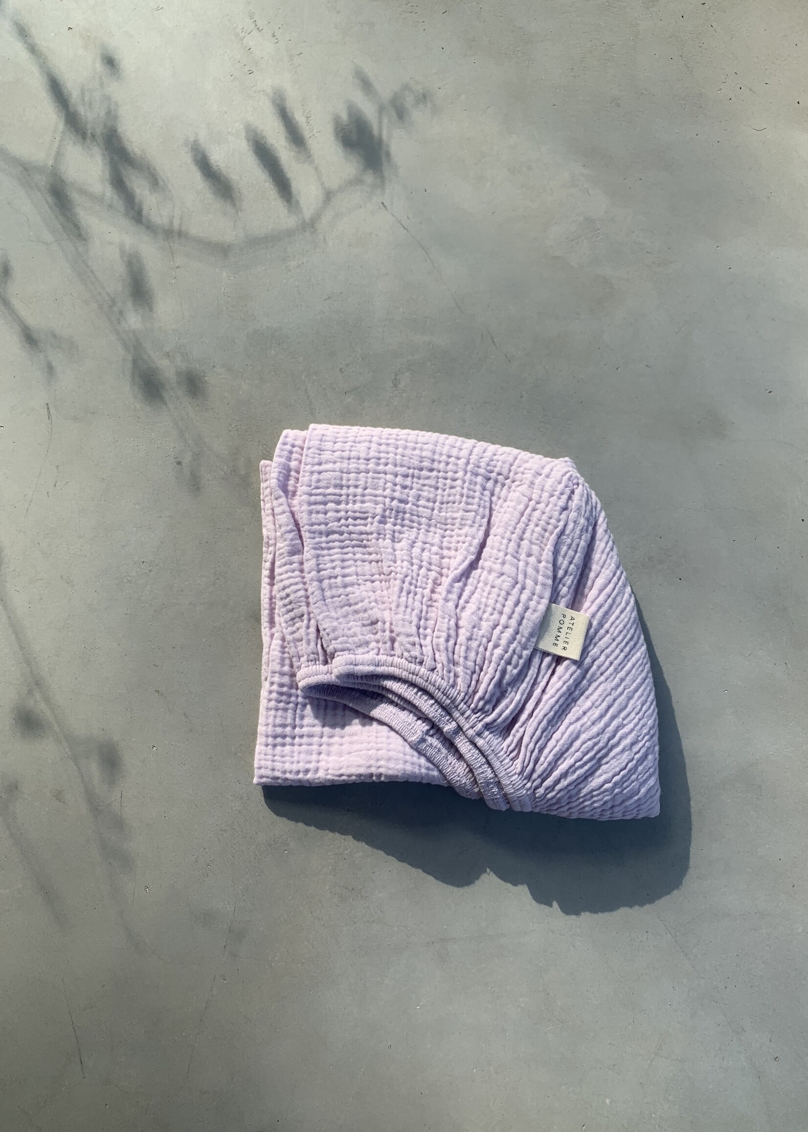 Atelier POMME SLEEP TIGHT FITTED SHEET COT - LUCKY LILA