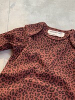 Atelier POMME JUST THE PERFECT ROMPER - LEOPARD - CHERRY RED
