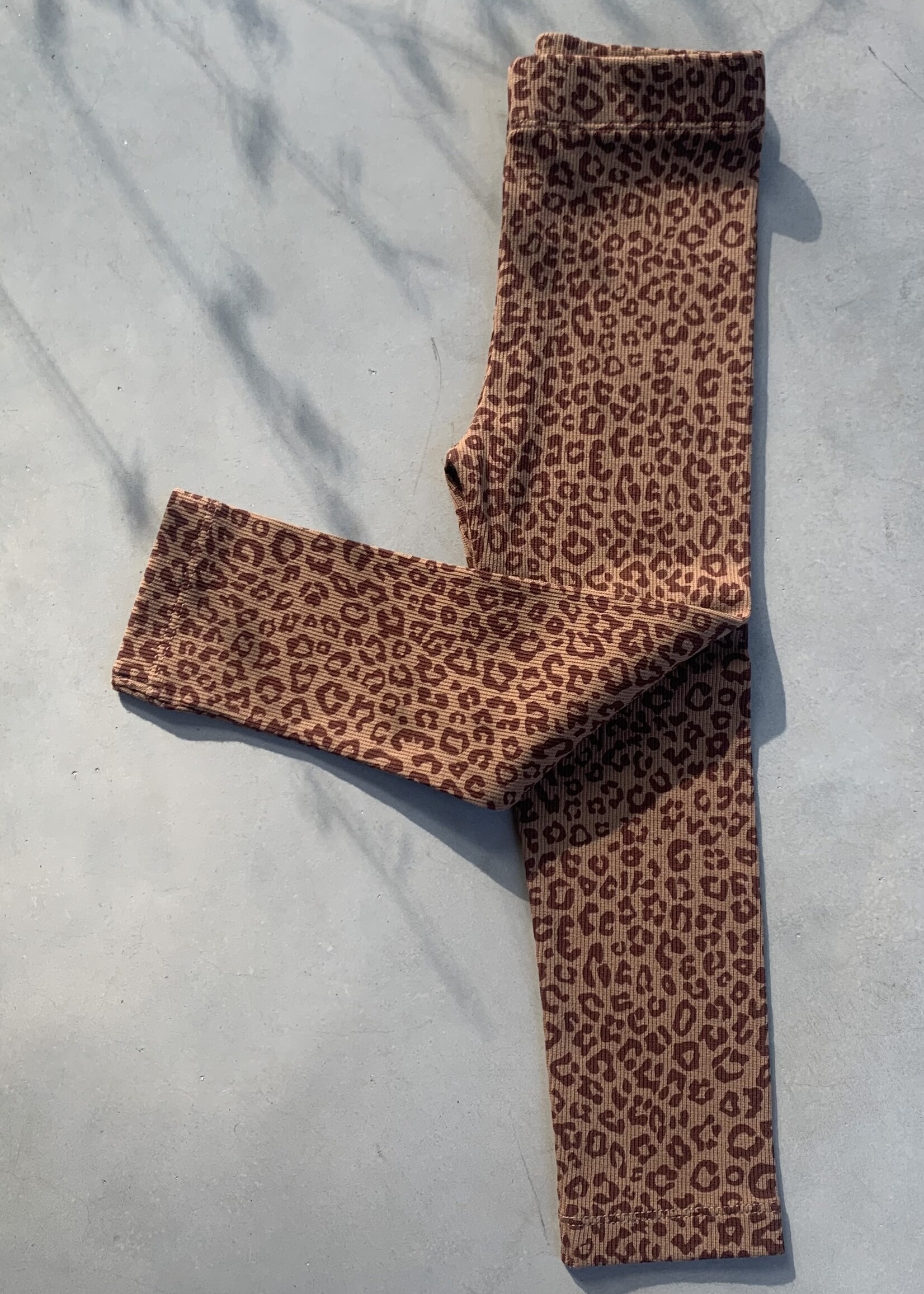Atelier POMME HAPPY PANTS - LEOPARD BROWN