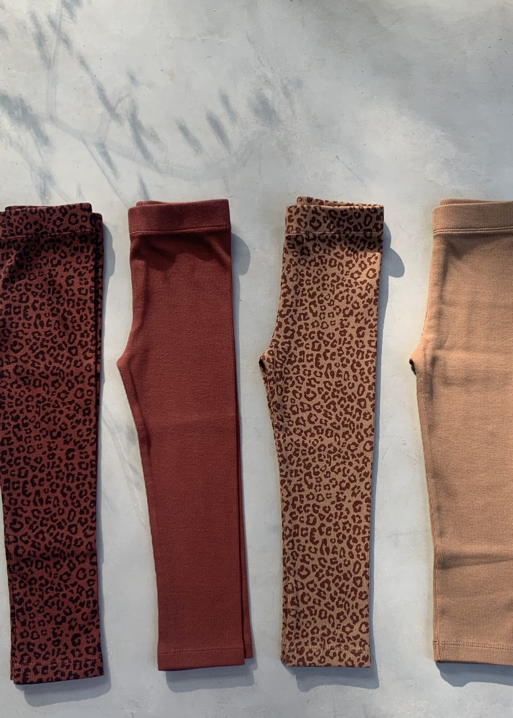 Atelier POMME HAPPY PANTS - LEOPARD CHERRY