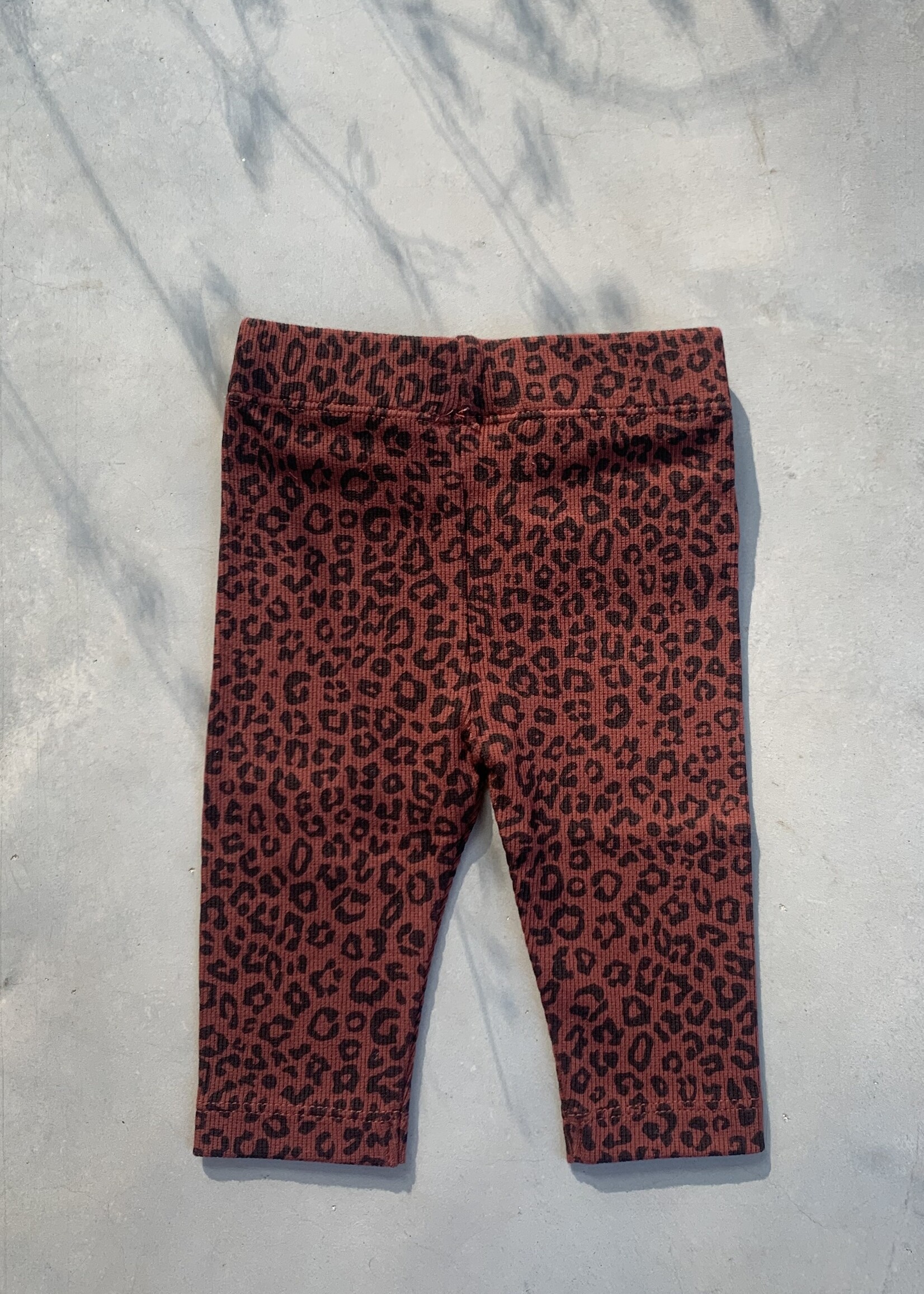 Atelier POMME TINY HAPPY PANTS - LEOPARD CHERRY