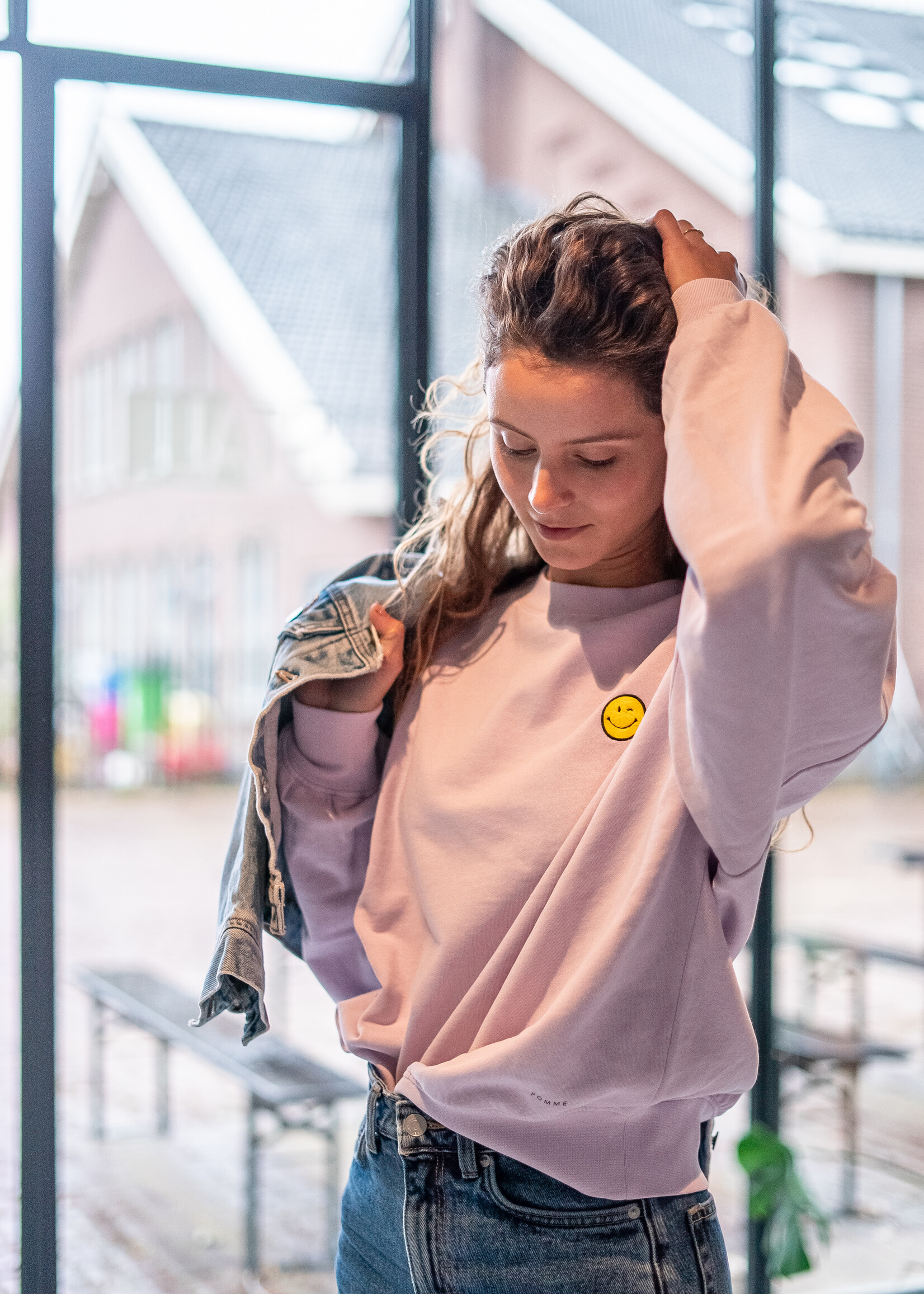 Atelier POMME WMN EASY SWEAT - LUCKY LILA