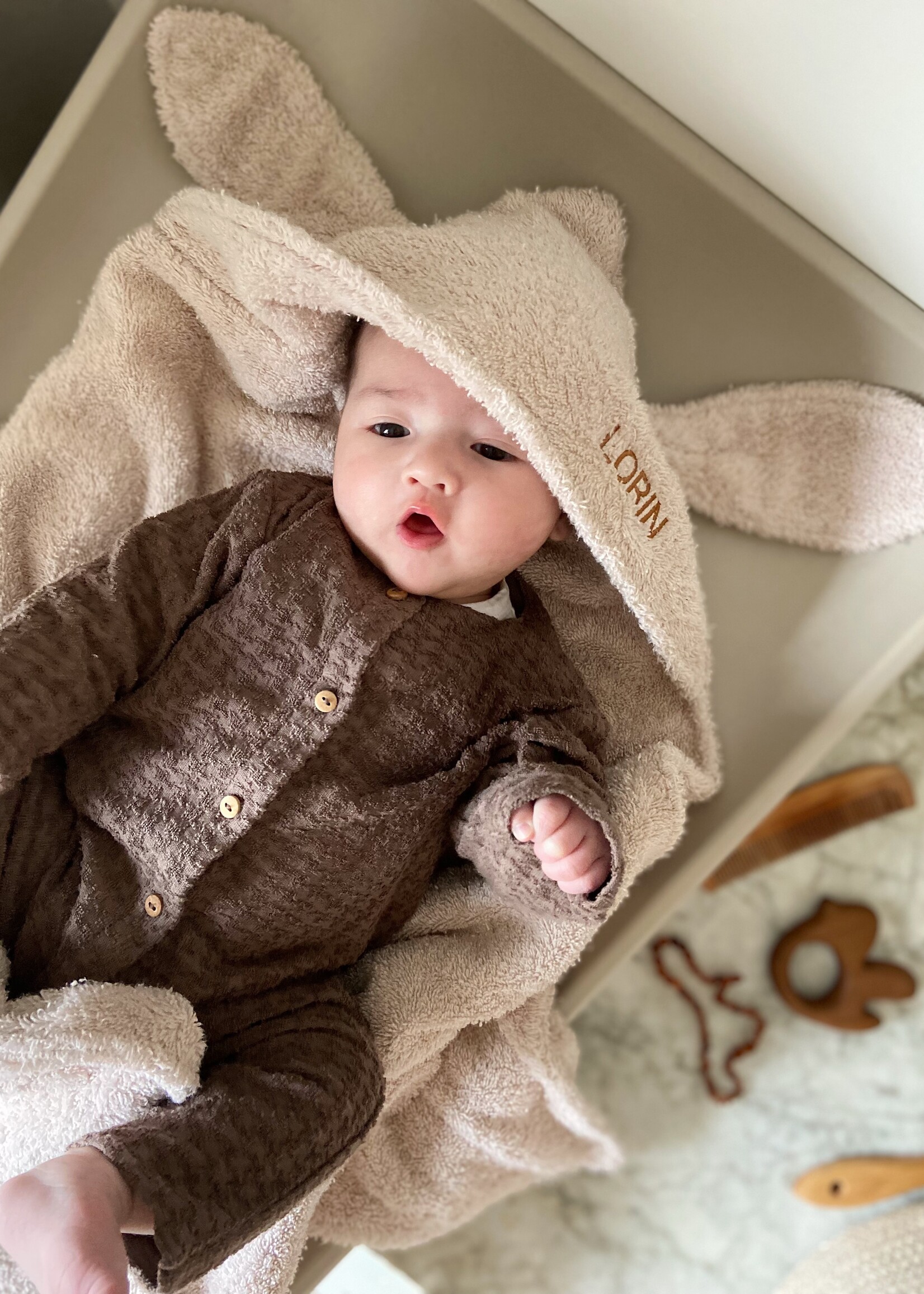 Atelier POMME BUBBLY BATH CAPE