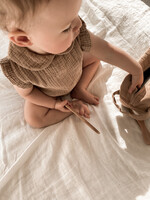 Atelier POMME ROMPER - TOO CUTE TO HANDLE - FINE BROWN