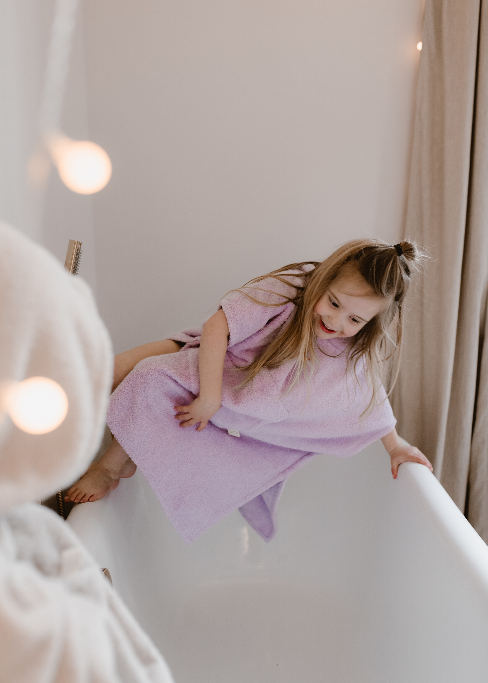 Atelier POMME BUBBLY PONCHO - LUCKY LILA