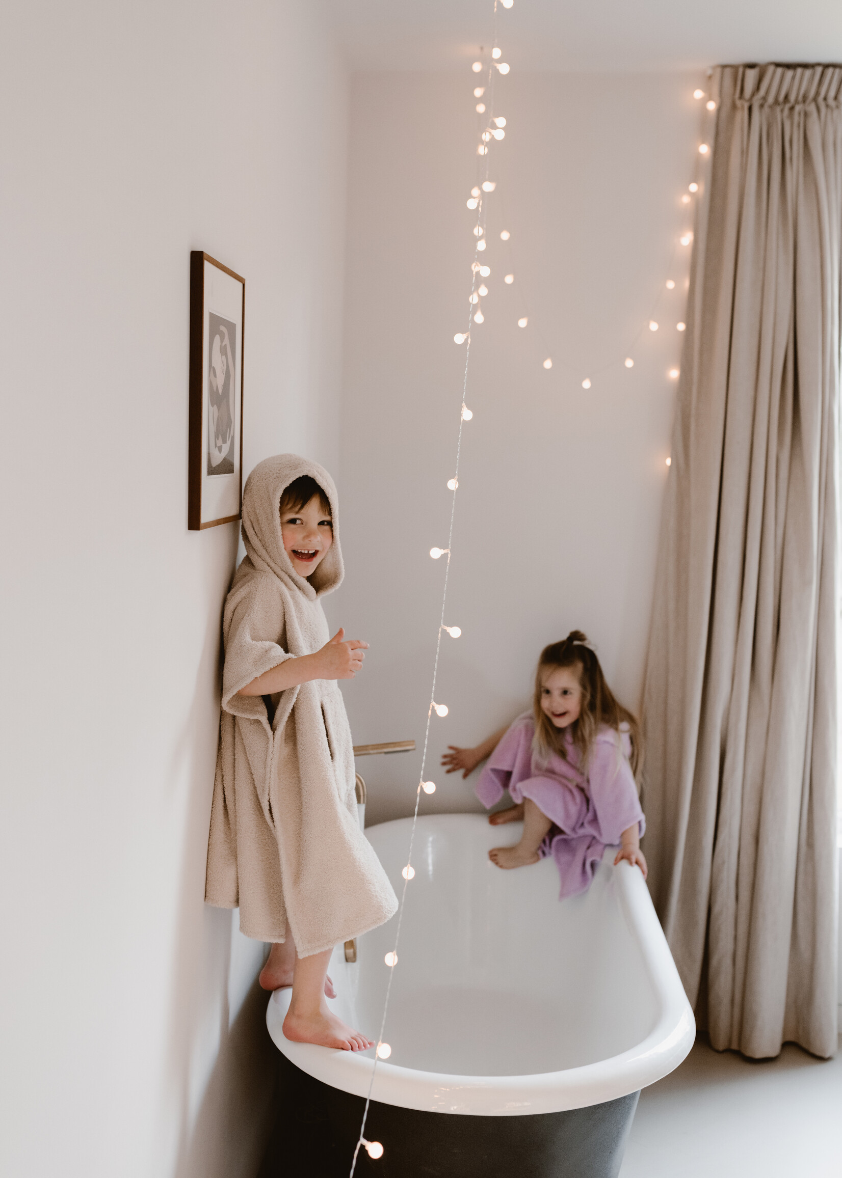 Atelier POMME BUBBLY PONCHO - LUCKY LILA