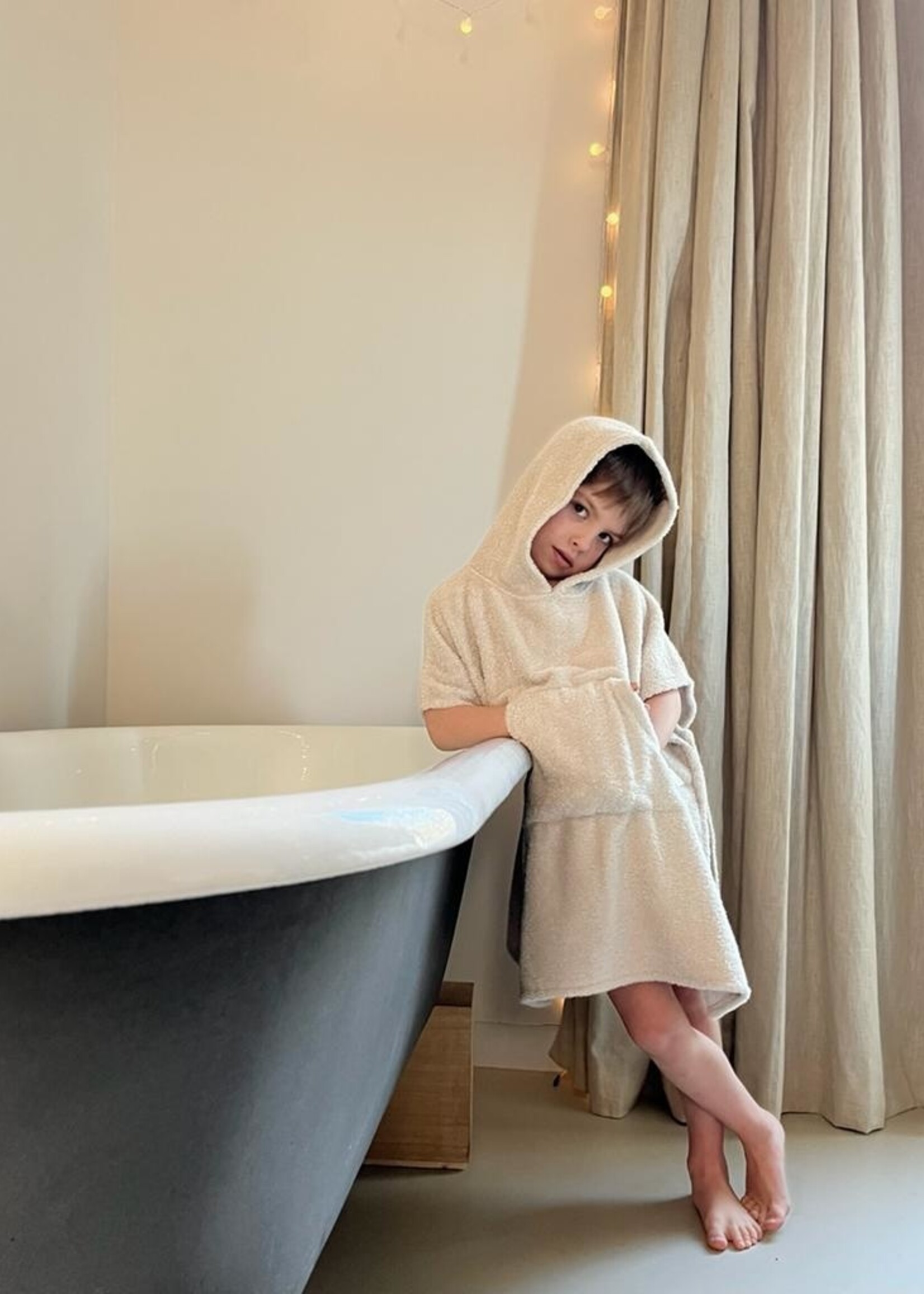 Atelier POMME BUBBLY PONCHO - BONJOUR BEIGE