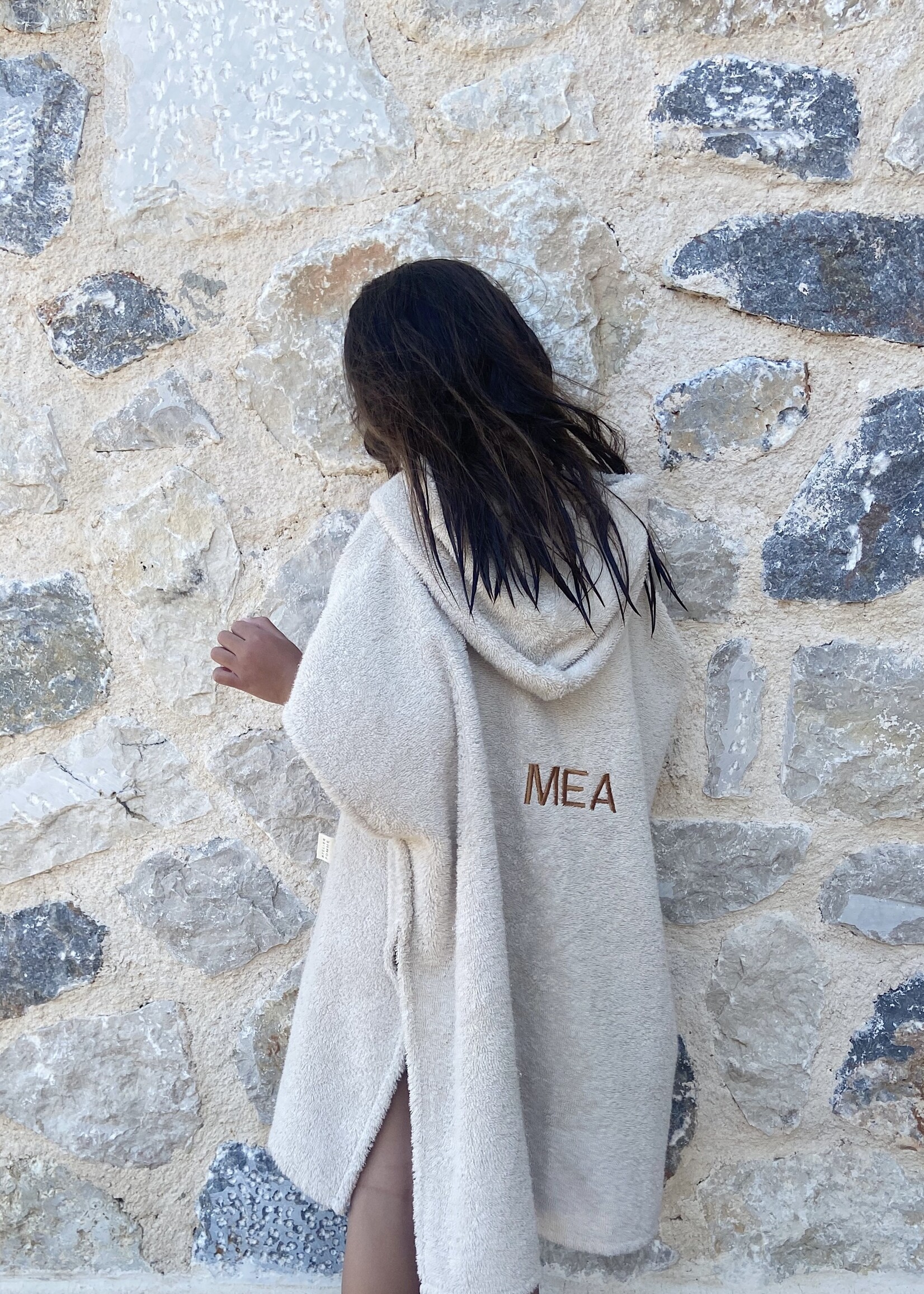 Atelier POMME BUBBLY PONCHO - BONJOUR BEIGE