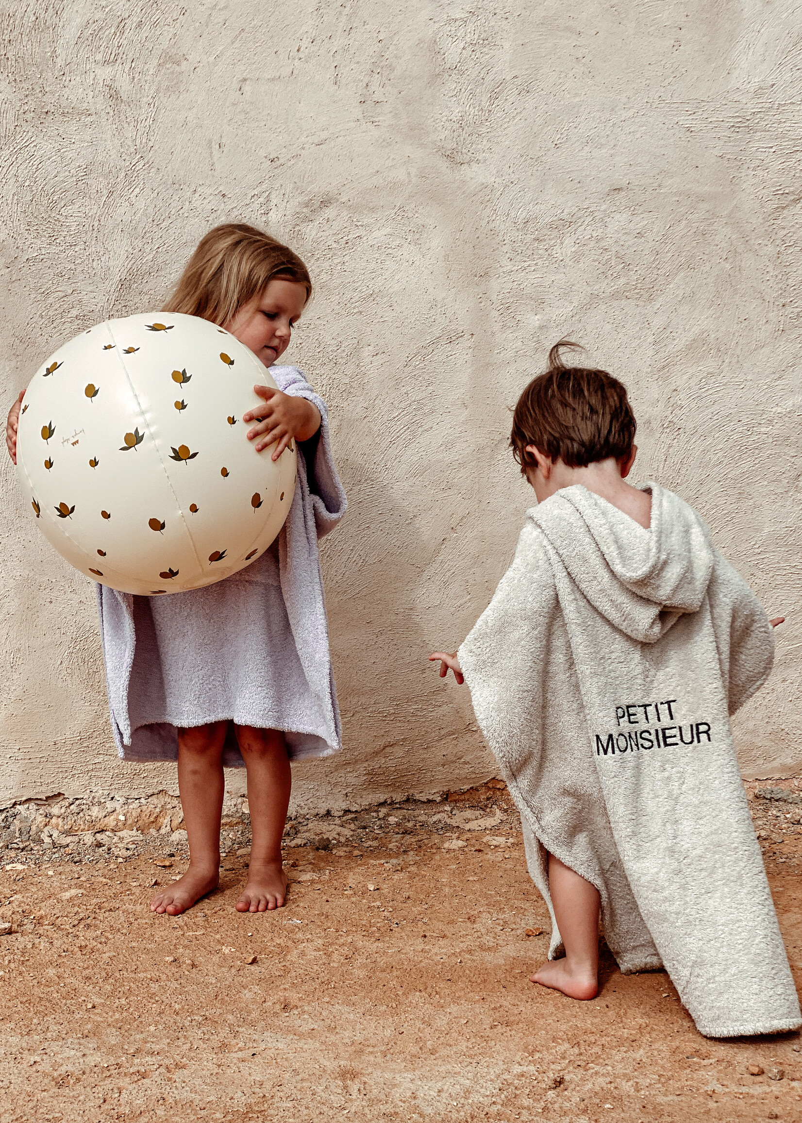 Atelier POMME BUBBLY PONCHO - LUCKY LILA
