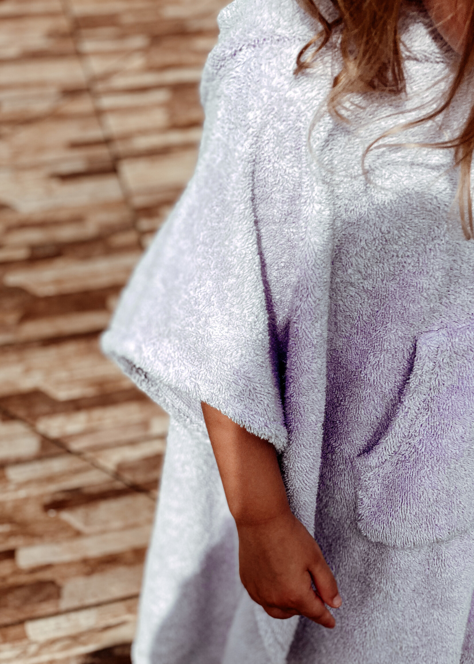 Atelier POMME BUBBLY PONCHO - LUCKY LILA