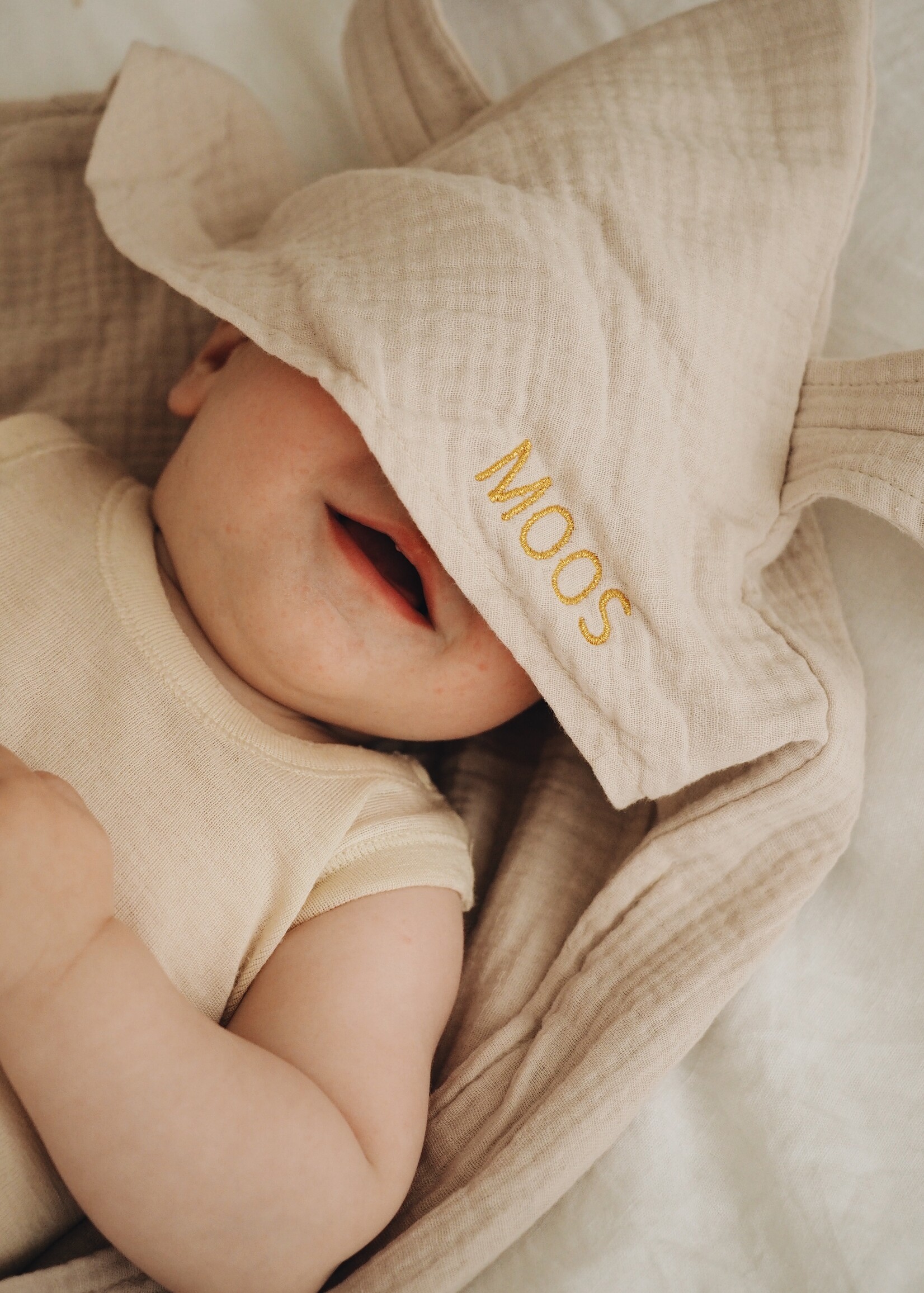 Atelier POMME BATH CAPE - BONJOUR BEIGE