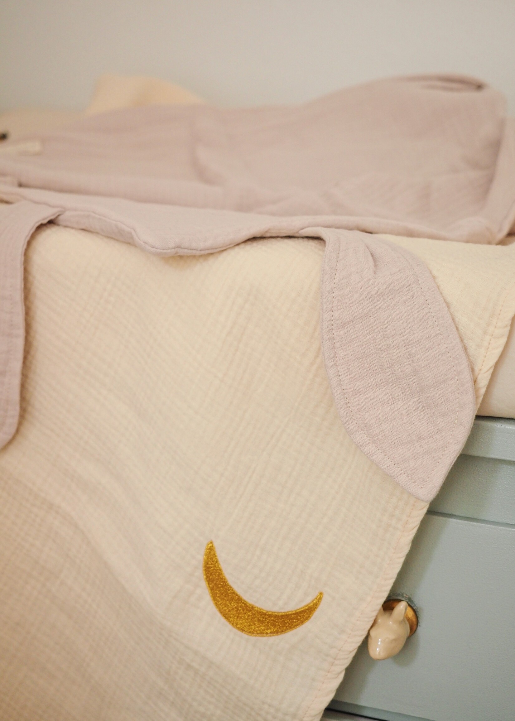 Atelier POMME BATH CAPE - BONJOUR BEIGE