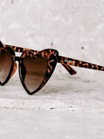 ELLE PORTE SUNGLASSES HEART - TORTOISE