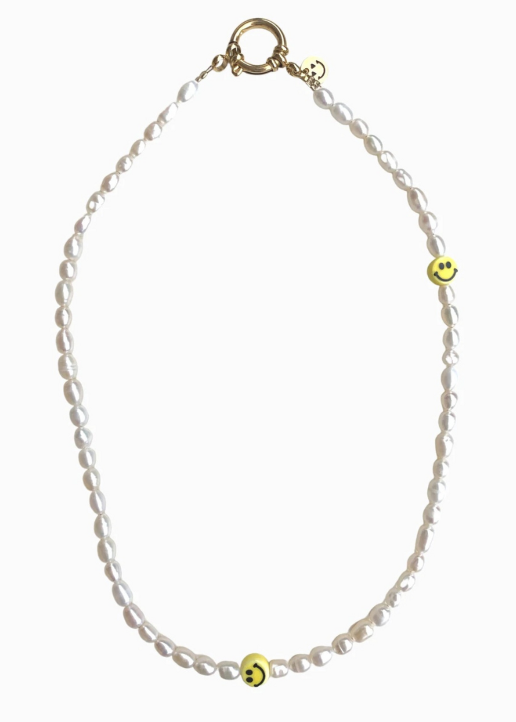 BONNIE STUDIOS BORIS SMILE PEARL NECKLACE