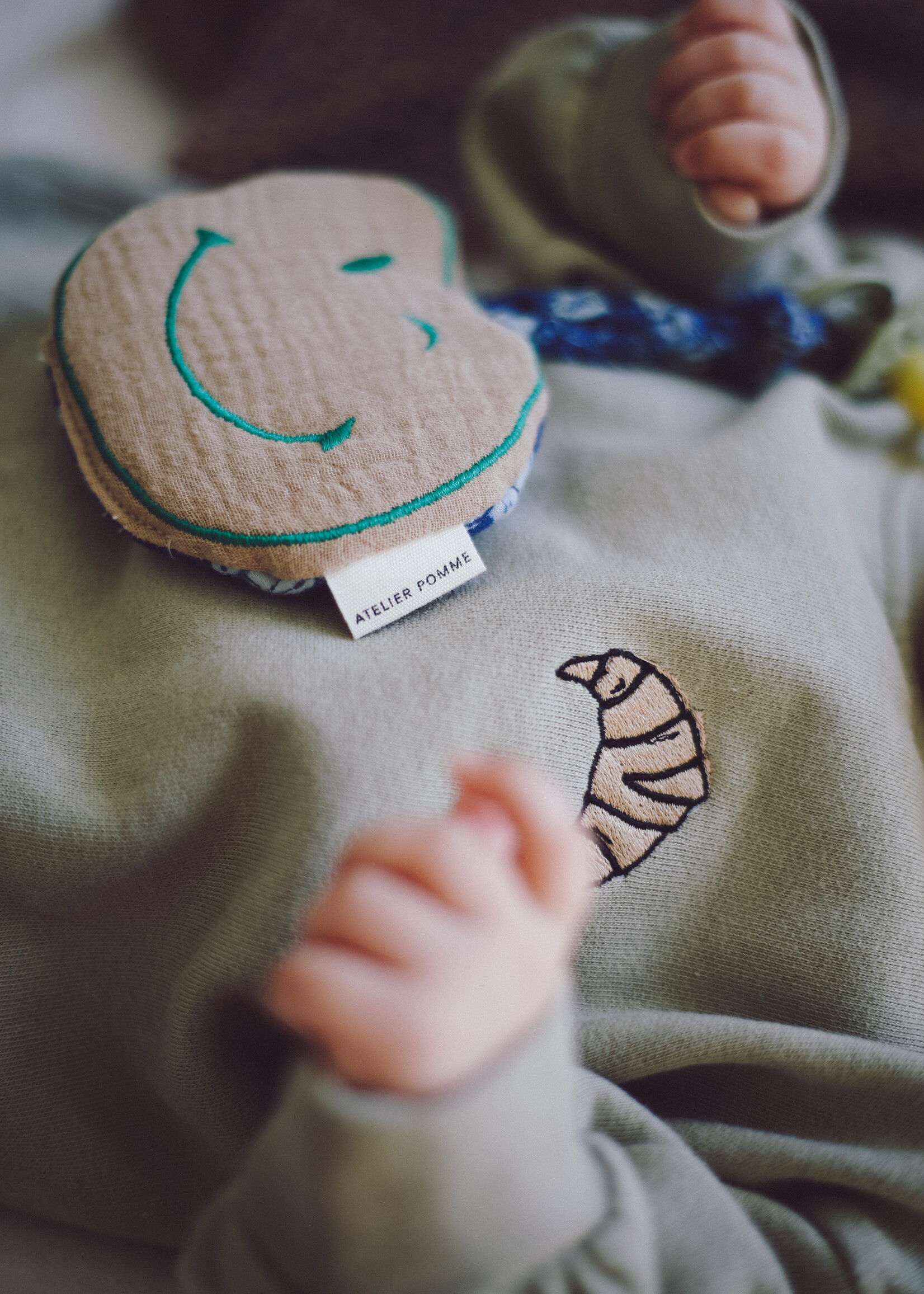 Atelier POMME TINY EASY SWEAT - GOING GREEN