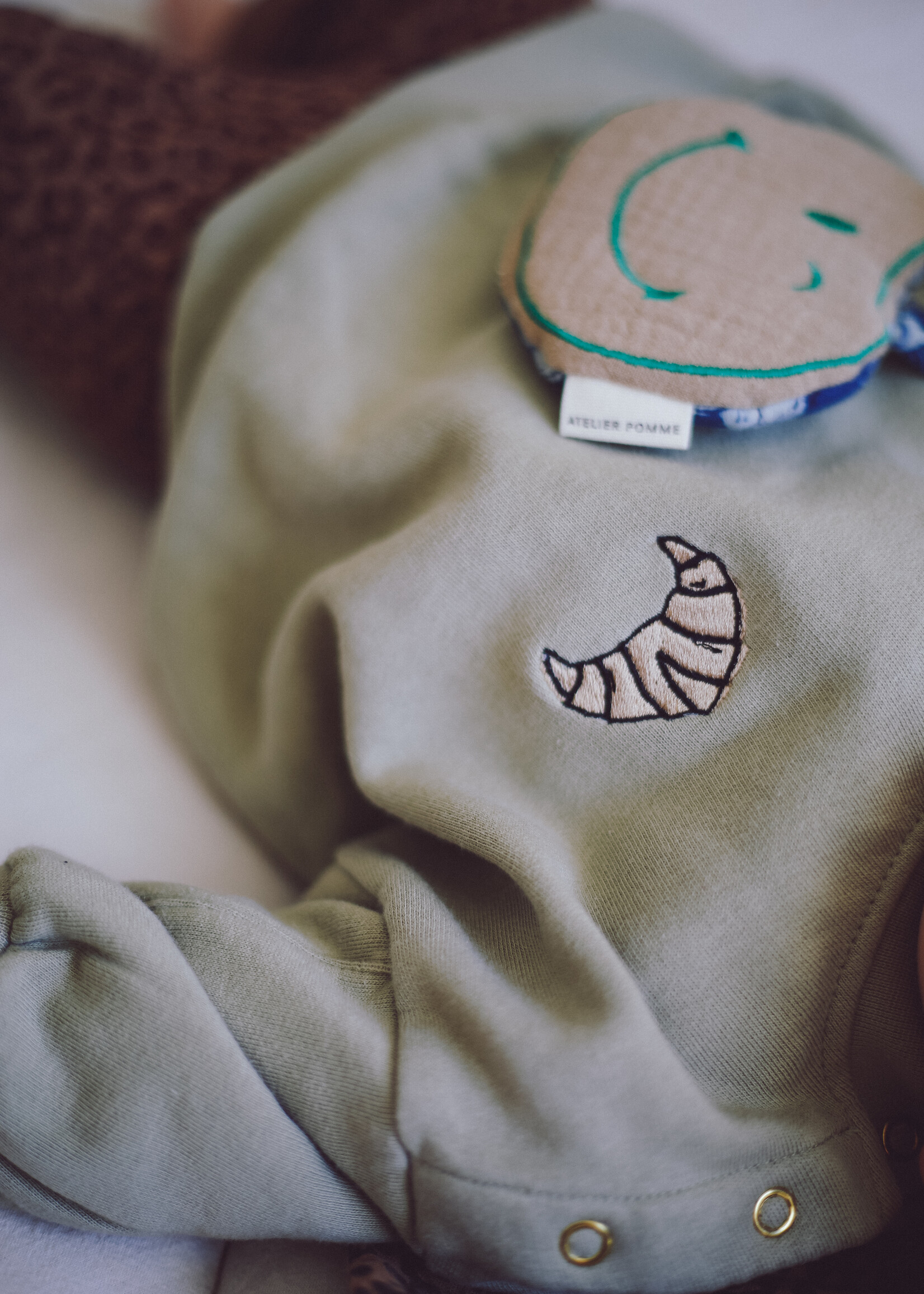 Atelier POMME TINY EASY SWEAT - GOING GREEN