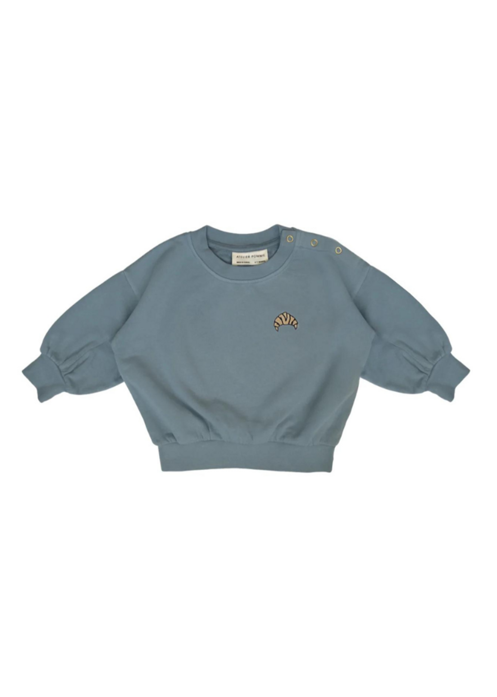 Atelier POMME TINY EASY SWEAT - MISTY BLUE