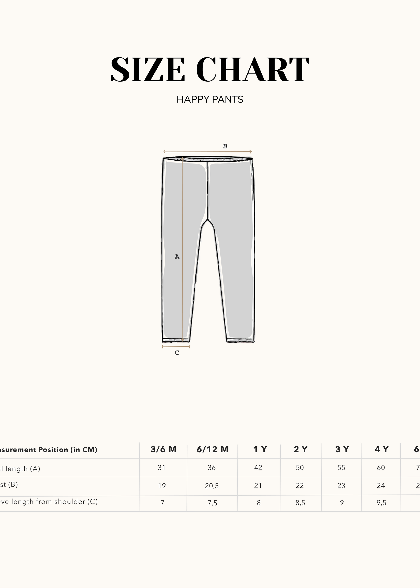 Atelier POMME HAPPY PANTS - BETTER BROWNIE