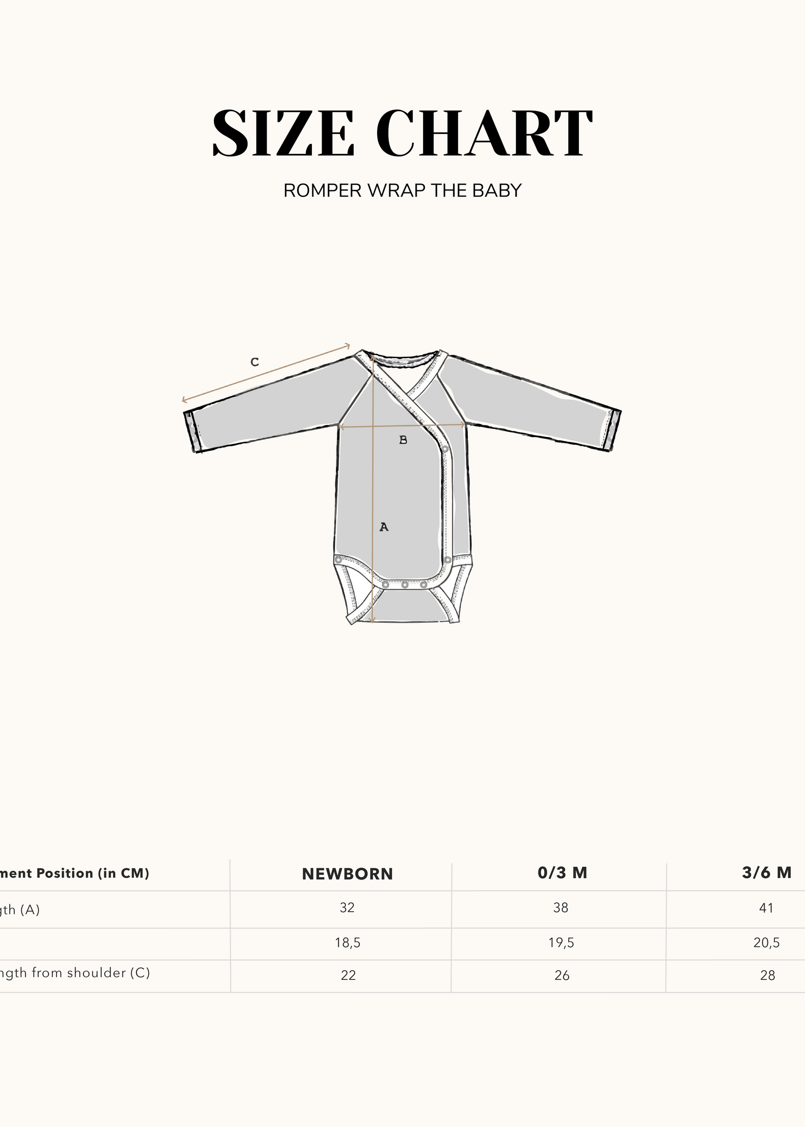 Atelier POMME ROMPER WRAP THE BABY - COSY WHITE
