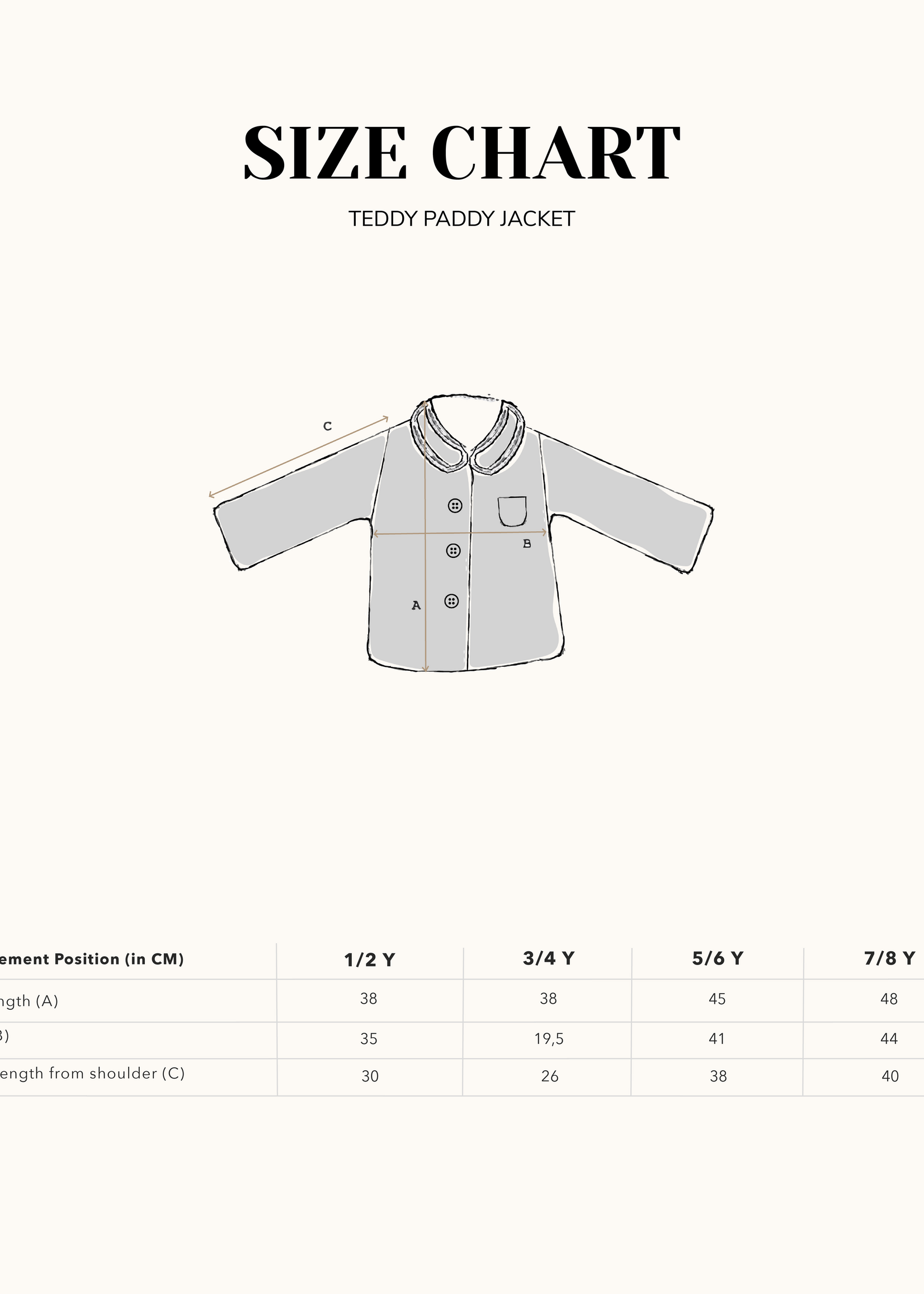 Atelier POMME TEDDY PADDY JACKET