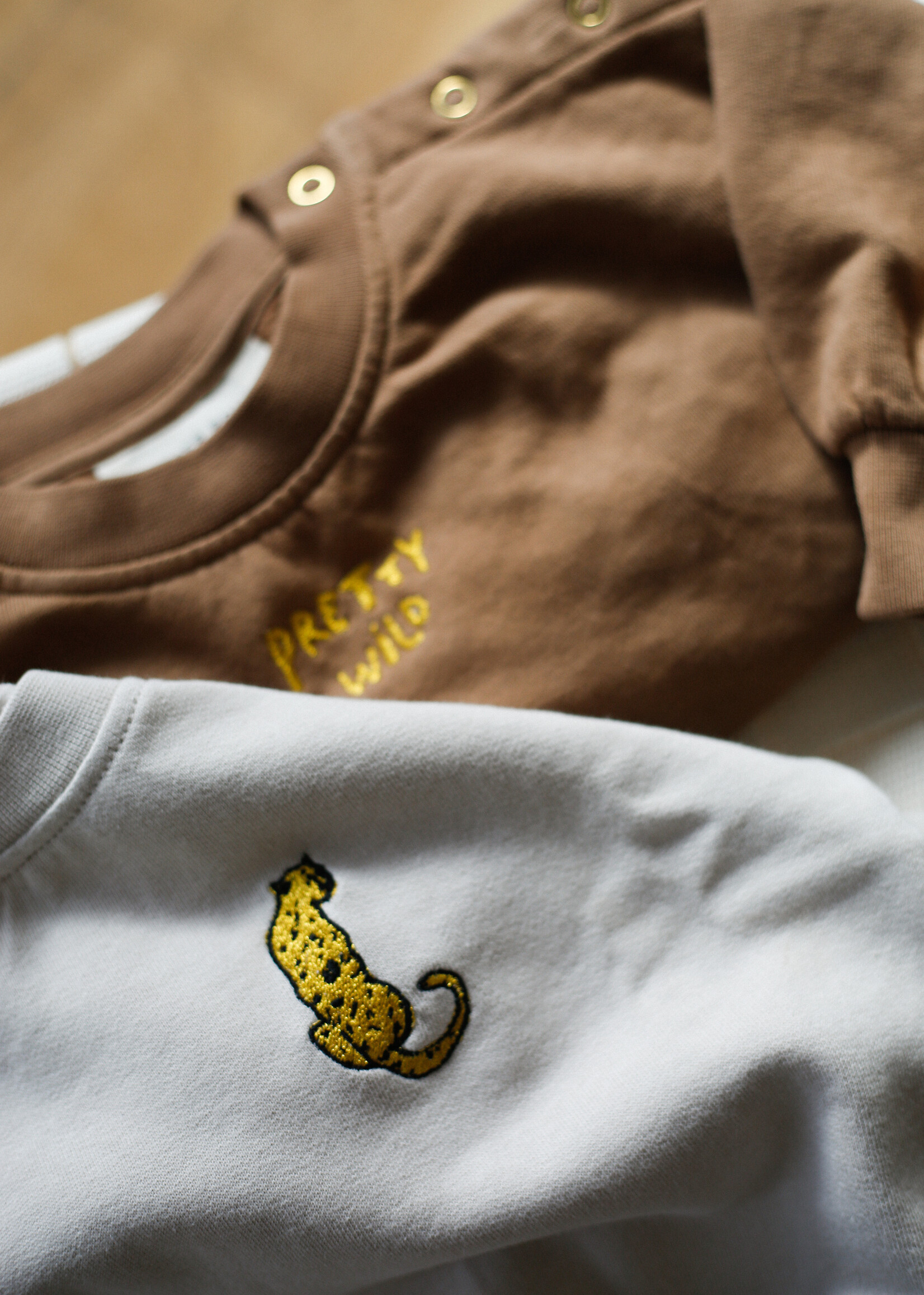 Atelier POMME TINY EASY SWEAT - BONJOUR BEIGE
