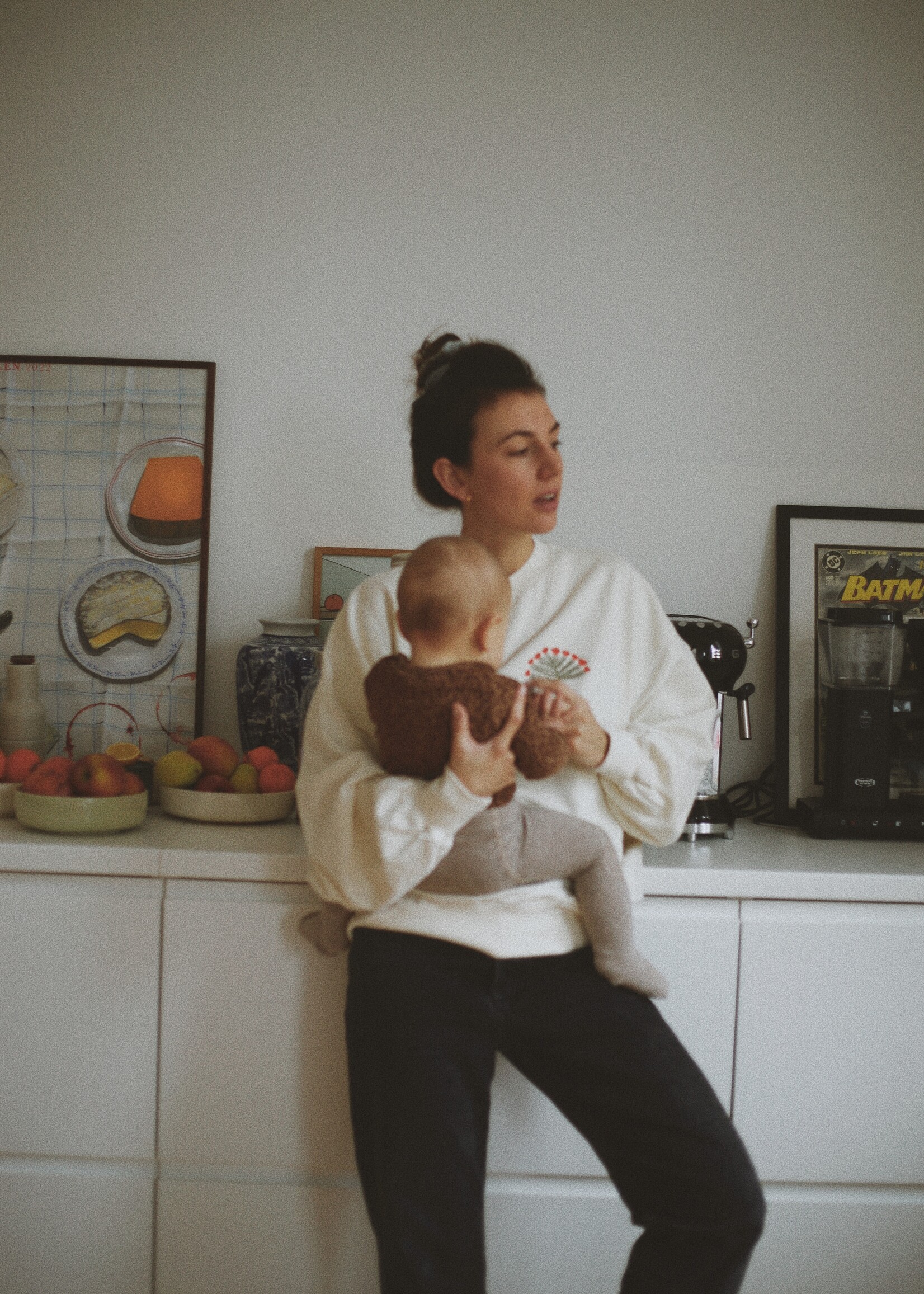 Atelier POMME WMN EASY SWEAT - COSY WHITE