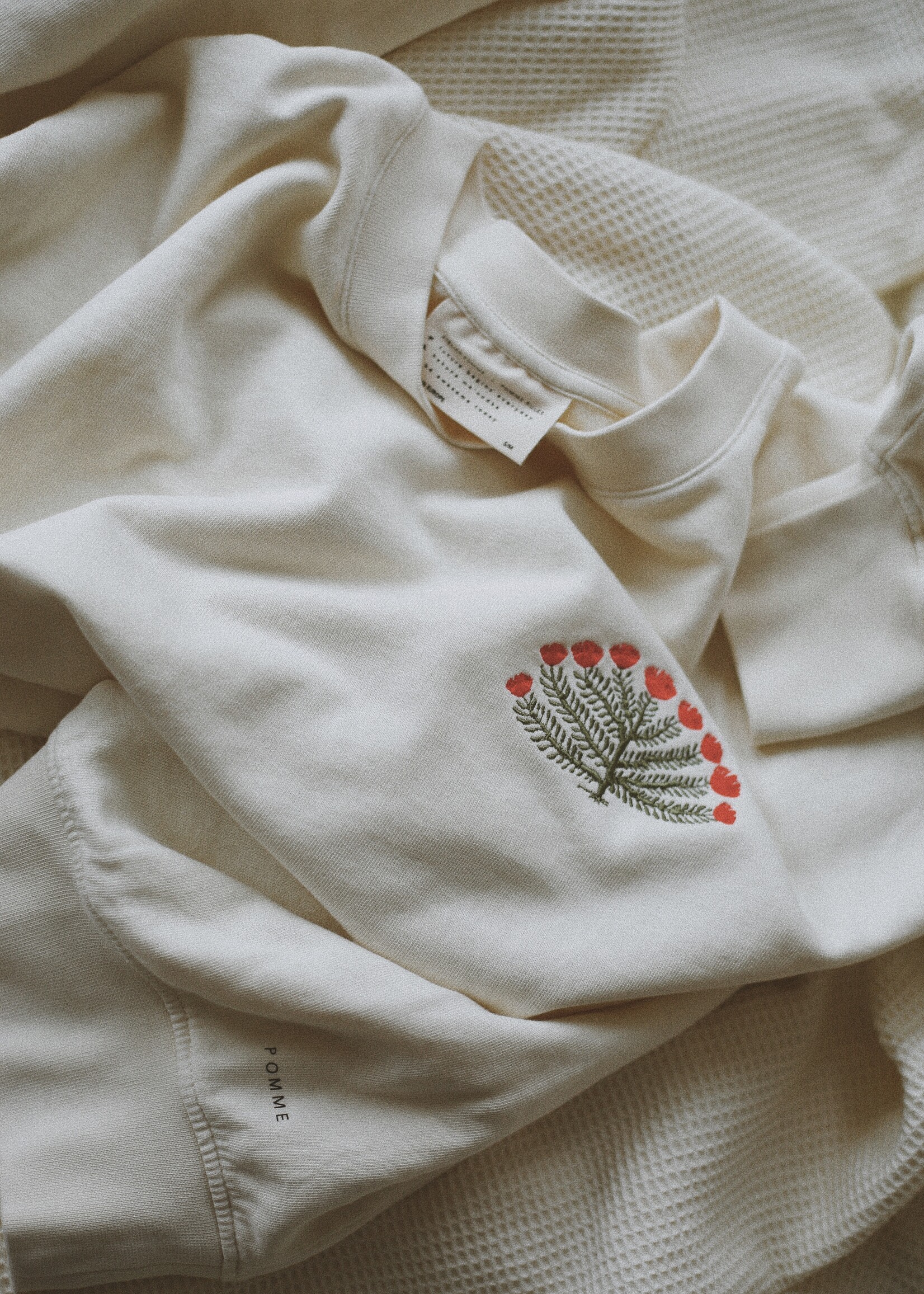 Atelier POMME WMN EASY SWEAT - COSY WHITE