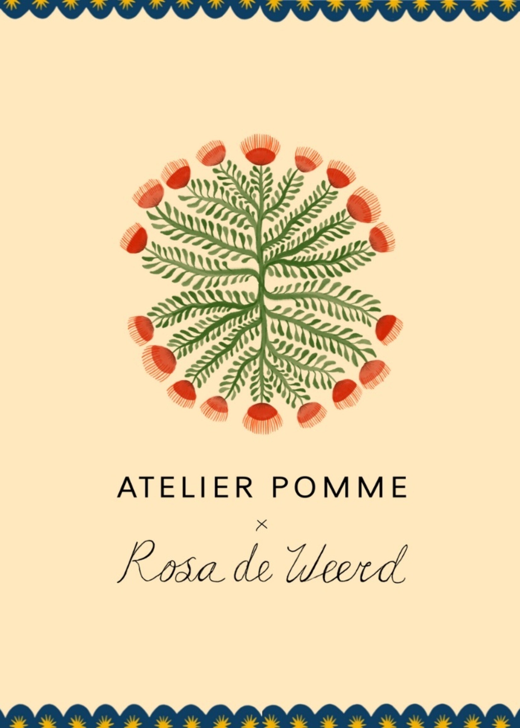 Atelier POMME ROSA DE WEERD - FULL OF ROSES - PETIT TOWEL
