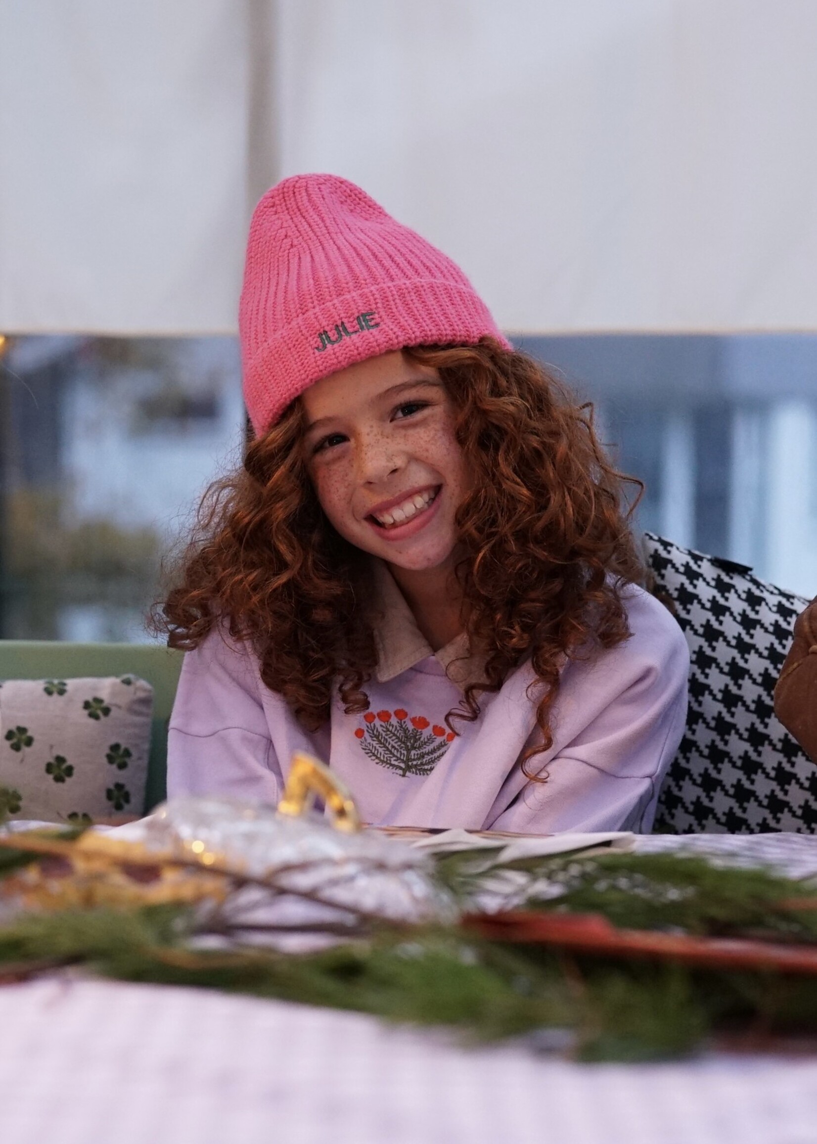 Atelier POMME ROCK THAT BEANIE  - BLOWY BUBBLEGUM