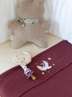Atelier POMME SWEET SHEET CRIB CHERRY RED