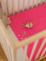 Atelier POMME SWEET SHEET COT BLOWY BUBBLEGUM