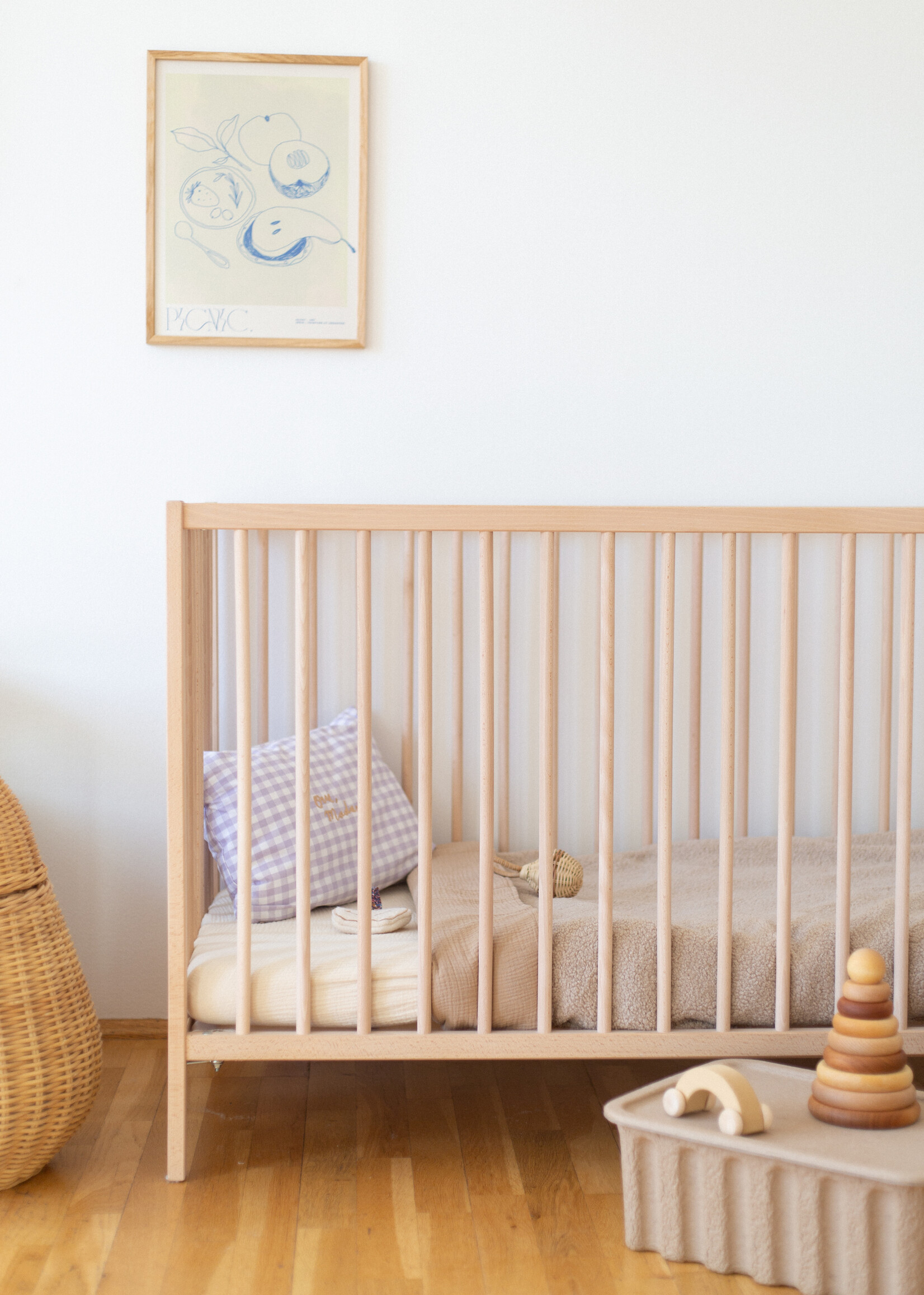 Atelier POMME CUSHION: CHECKED IN - LUCKY LILA