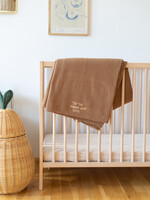 Atelier POMME CHUNKY BLANKET BETTER BROWNIE - COT