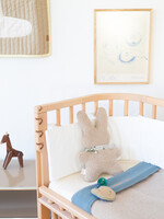 Atelier POMME SWEET SHEET CRIB MISTY BLUE