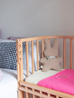 Atelier POMME SWEET SHEET CRIB BLOWY BUBBLEGUM