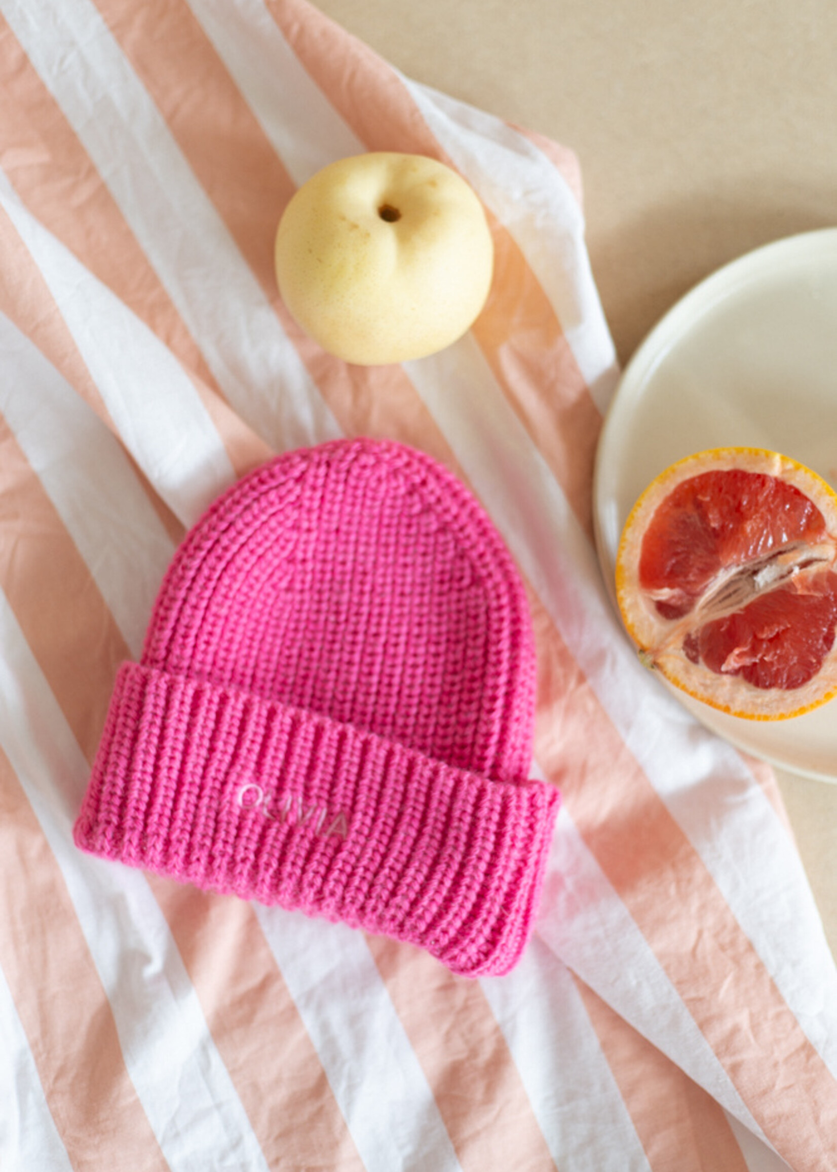 Atelier POMME ROCK THAT BEANIE  - BLOWY BUBBLEGUM