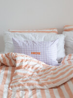Atelier POMME CUSHION: CHECKED IN - LUCKY LILA