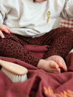 Atelier POMME TINY HAPPY PANTS - LEOPARD CHERRY