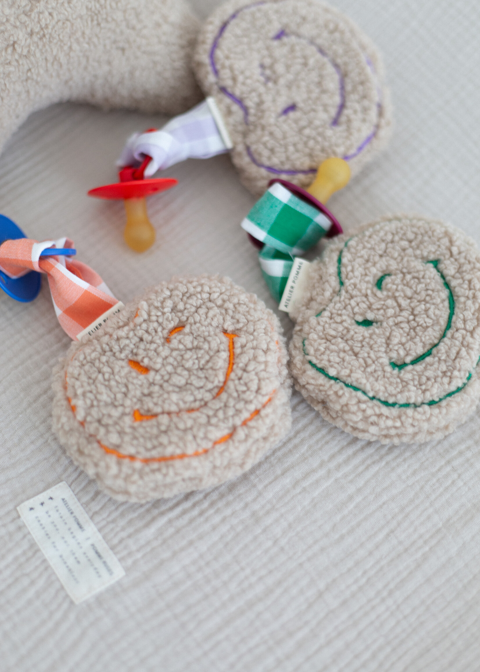 Atelier POMME APPLE OF MY EYE - TEDDY - HAPPY ORANGE